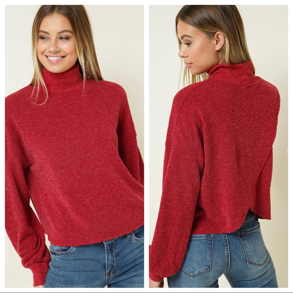 Absolutely Fabulous Split back Long Sleeves Top - Picture 2 of 4